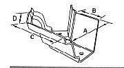 Moulded No46 Ogee Gutter 135 Degree External Bend