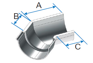 Deep Beaded Half Round Gutter 135 Degree Internal Bend