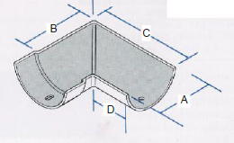 90 Degree Internal Right Hand Bend