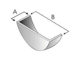 Half Round Gutter Stop End Internal